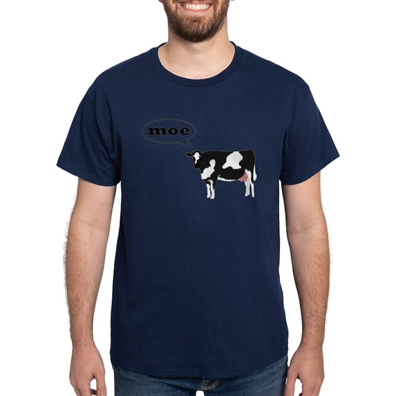 CafePress - Moe Cow T Shirt - Men's Classic Graphic Cotton T-Shirt