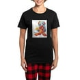 thumbnail image 1 of CafePress - Moe11 Pajamas - Women's Short Sleeve Print T-Shirt and Pants Dark Cotton Pajama Set, 1 of 7