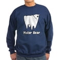 thumbnail image 1 of CafePress - Molar Bear Polar Tooth Bear Sweatshirt - Classic Crew Neck Sweatshirt, 1 of 4