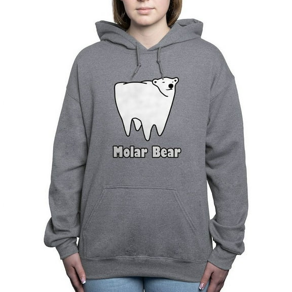 CafePress - Molar Bear Polar Tooth Bear Sweatshirt - Pullover Hoodie, Classic & Comfortable Hooded Sweatshirt