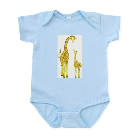 CafePress - Mom And Baby Giraffe Infant Bodysuit - Baby Light Bodysuit, Size Newborn - 24 Months