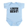 thumbnail image 1 of CafePress - Mom Likes Me Best Infant Bodysuit - Baby Light Bodysuit, Size Newborn - 24 Months, 1 of 4