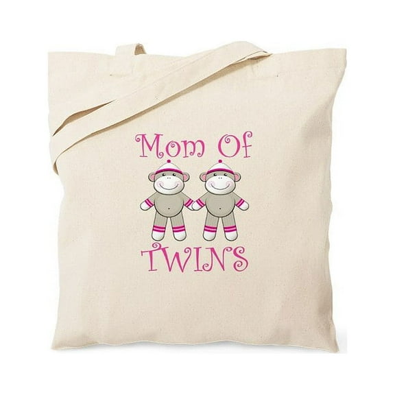 CafePress - Mom Of Twins Tote Bag - Unisex Canvas Tote Bag, Beige, 1-Piece