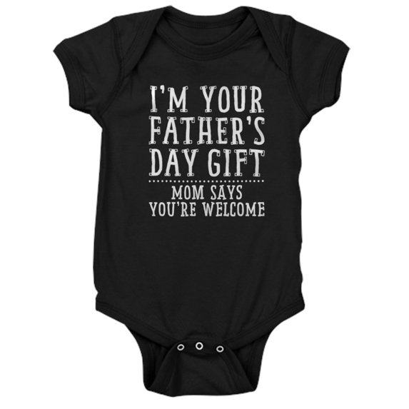 CafePress - Mom Says You're Welcome - Cute Infant Bodysuit Baby Romper