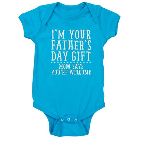 CafePress - Mom Says You're Welcome - Cute Infant Bodysuit Baby Romper