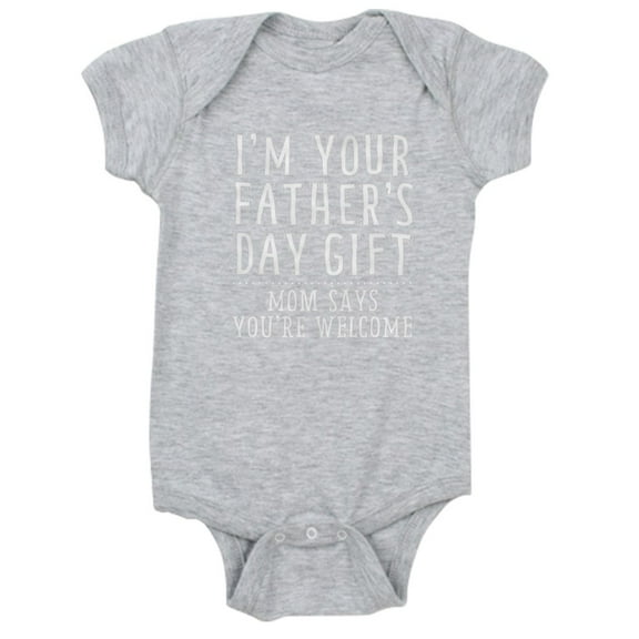 CafePress - Mom Says You're Welcome - Cute Infant Bodysuit Baby Romper