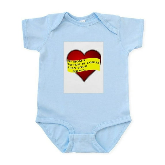 CafePress - Mom's Tattoo Infant Bodysuit - Baby Light Bodysuit, Size Newborn - 24 Months