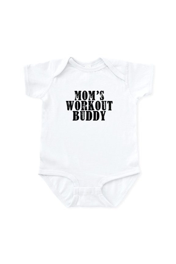 - Mom's Workout Buddy Infant Bodysuit - Baby Light Bodysuit, Size Newborn - 24 Months