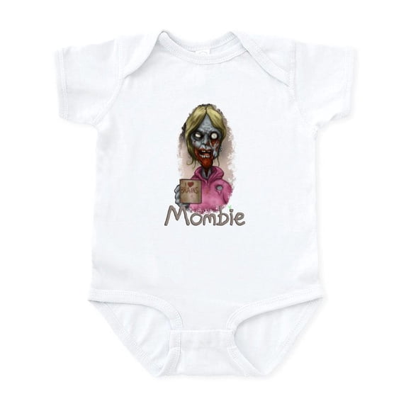 CafePress - Mombie Infant Bodysuit - Baby Light Bodysuit, Size Newborn - 24 Months