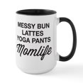 thumbnail image 1 of CafePress - Momlife Large Mug - 15 oz Ceramic Large White Novelty Mug, 1 of 4