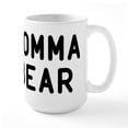 thumbnail image 1 of CafePress - Momma Bear Black Large Mug - 15 oz Ceramic Large White Novelty Mug, 1 of 6