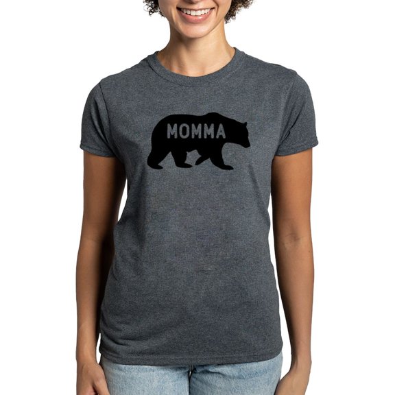 CafePress - Momma Bear T Shirt - Women's Traditional Fit Dark T-Shirt
