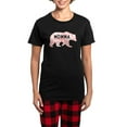 thumbnail image 1 of CafePress - Momma Bear Women's Dark Pajamas - Women's Short Sleeve Print T-Shirt and Pants Dark Cotton Pajama Set, 1 of 7