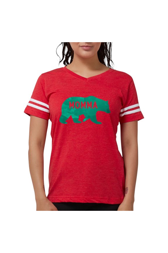 - Momma Bear Women's Dark T Shirt - Womens Football Shirt