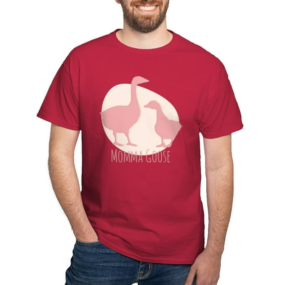 CafePress - Momma Goose T Shirt - Men's Classic Graphic Cotton T-Shirt