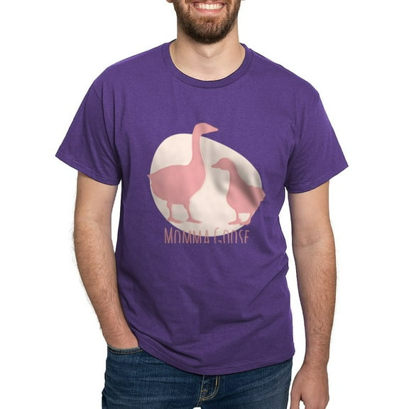 CafePress - Momma Goose T Shirt - Men's Classic Graphic Cotton T-Shirt