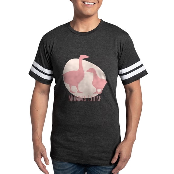 CafePress - Momma Goose T Shirt - Mens Football Shirt