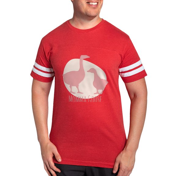 CafePress - Momma Goose T Shirt - Mens Football Shirt