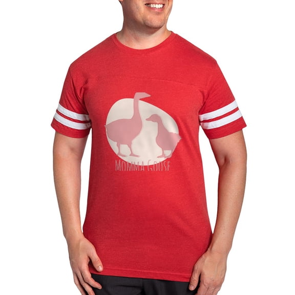 CafePress - Momma Goose T Shirt - Mens Football Shirt