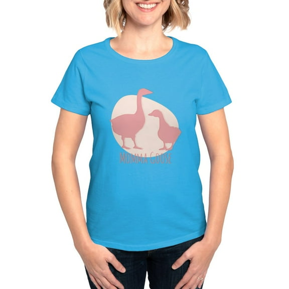 CafePress - Momma Goose T Shirt - Women's Traditional Fit Dark T-Shirt
