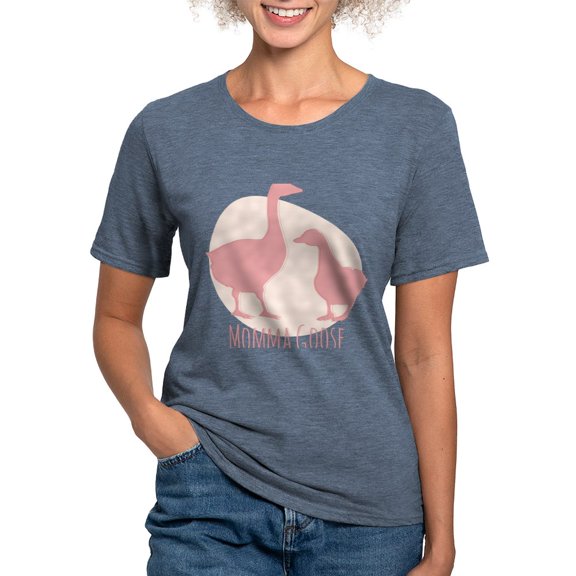 CafePress - Momma Goose T Shirt - Womens Tri-blend T-Shirt