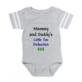 thumbnail image 1 of CafePress - Mommy And Daddy's Little T - Cute Infant Baby Football Bodysuit, 1 of 3