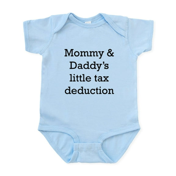CafePress - Mommy And Daddys Little Tax Deduction Body Suit - Baby Light Bodysuit, Size Newborn - 24 Months