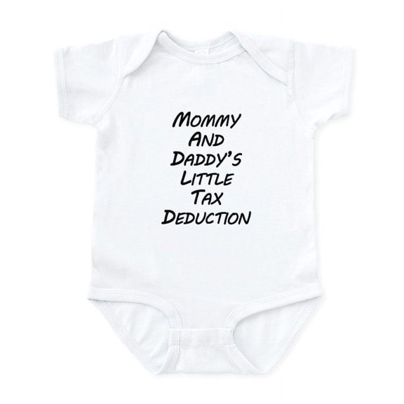 CafePress - Mommy And Daddys Little Tax Deduction Body Suit - Baby Light Bodysuit, Size Newborn - 24 Months