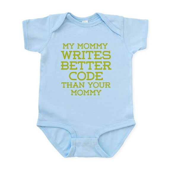 CafePress - Mommy Codes Better Body Suit - Baby Light Bodysuit, Size Newborn - 24 Months