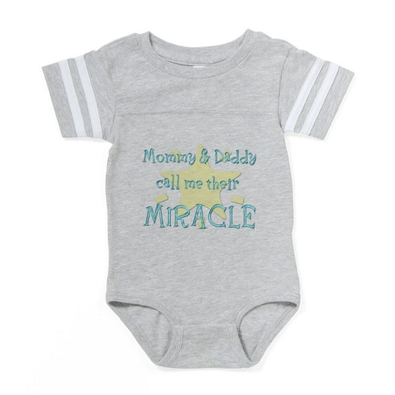 CafePress - Mommy Daddy Call Me Their - Cute Infant Baby Football Bodysuit
