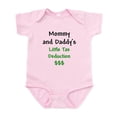 thumbnail image 1 of CafePress - Mommy & Daddy's Little Tax Deduction Infant Bodysu - Baby Light Bodysuit, Size Newborn - 24 Months, 1 of 4