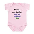 thumbnail image 1 of CafePress - Mommy & Daddy's Little Tax Deduction Infant Bodysu - Baby Light Bodysuit, Size Newborn - 24 Months, 1 of 4