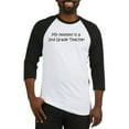 thumbnail image 1 of CafePress - Mommy Is A 2Nd Grade Teacher Baseball Jersey - Cotton Baseball Jersey, 3/4 Raglan Sleeve Shirt, 1 of 4
