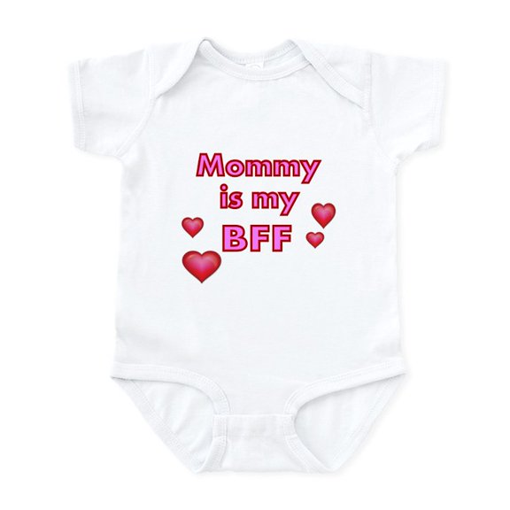 CafePress - Mommy Is My Bff Body Suit - Baby Light Bodysuit, Size Newborn - 24 Months