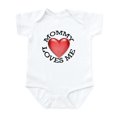 thumbnail image 1 of CafePress - Mommy Loves Me Infant Bodysuit - Baby Light Bodysuit, Size Newborn - 24 Months, 1 of 4