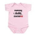 thumbnail image 1 of CafePress - Mommy Plus Daddy Infant Bodysuit - Baby Light Bodysuit, Size Newborn - 24 Months, 1 of 4