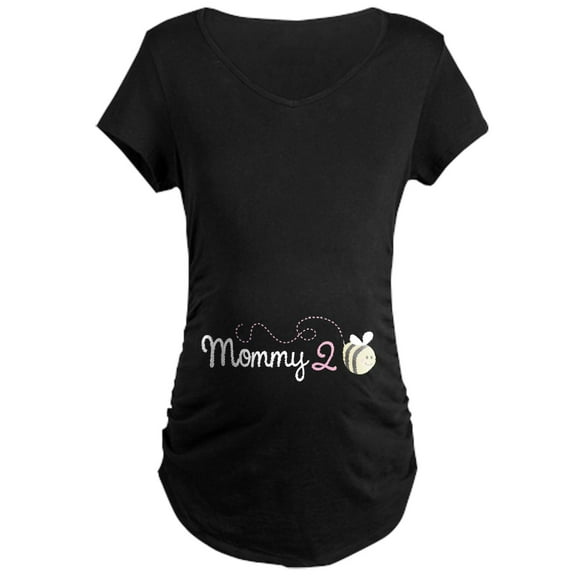 CafePress - Mommy To Bee Maternity Dark T Shirt - Maternity Dark T-Shirt