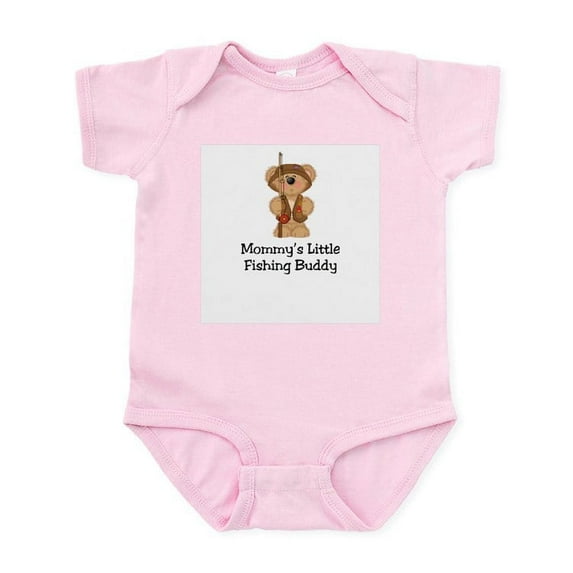 CafePress - Mommy's Fishing Buddy Infant Bodysuit - Baby Light Bodysuit, Size Newborn - 24 Months