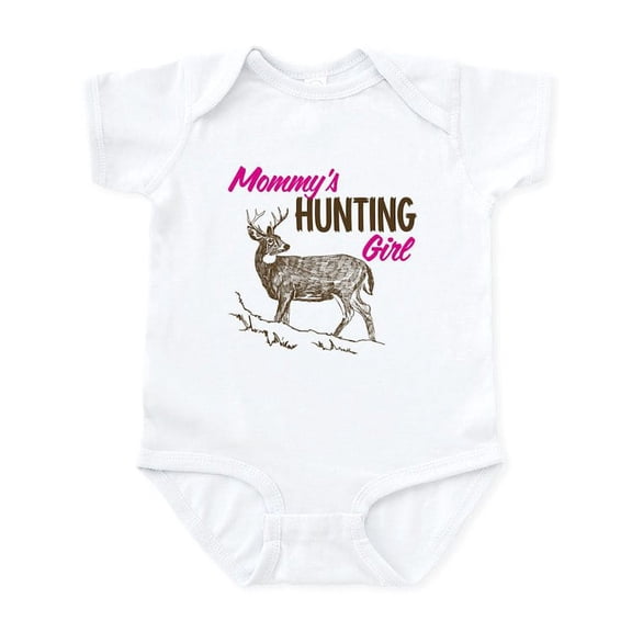 CafePress - Mommy's Hunting Girl Infant Bodysuit - Baby Light Bodysuit, Size Newborn - 24 Months