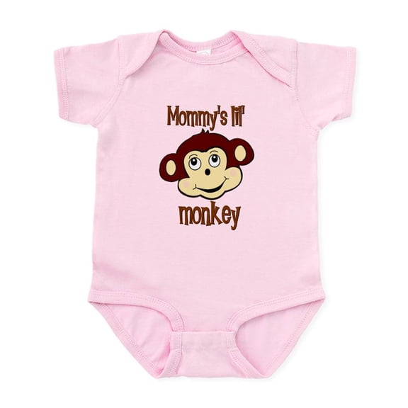 CafePress - Mommy's Lil Monkey Infant Bodysuit - Baby Light Bodysuit, Size Newborn - 24 Months