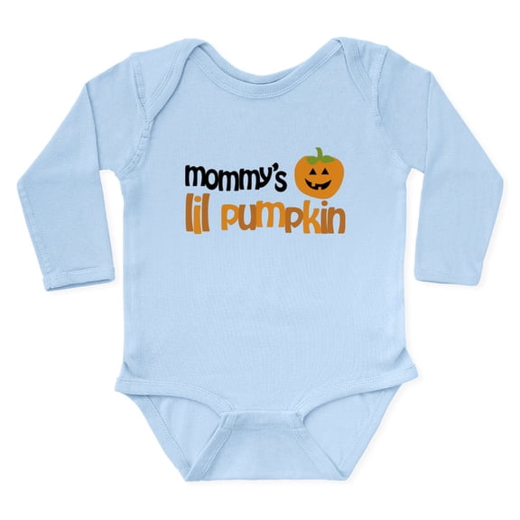 CafePress - Mommy's Lil Pumpkin Long Sleeve Infant Bodysuit - Long Sleeve Cotton Baby Bodysuit