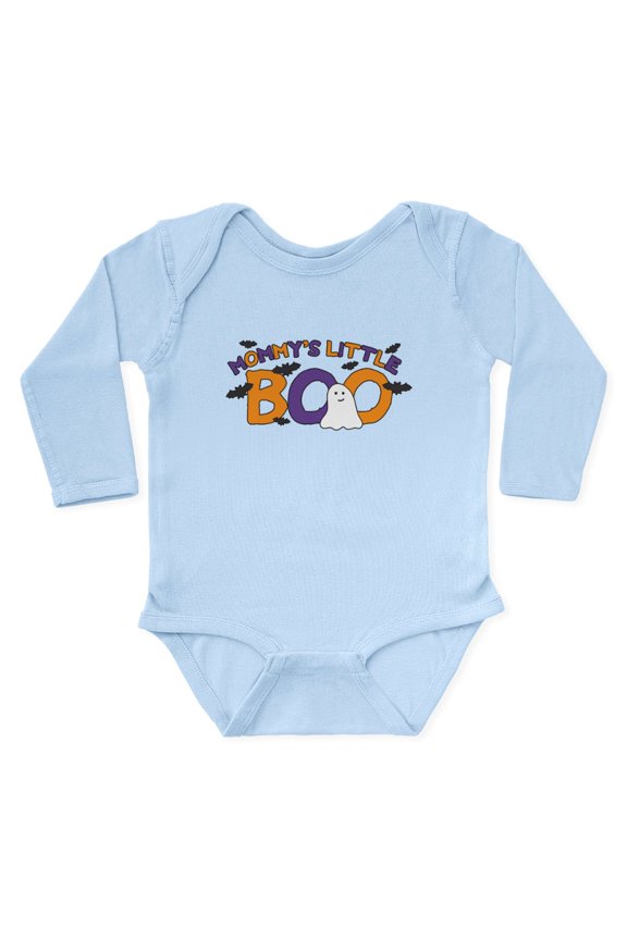 - Mommy's Little Boo Long Sleeve Infant Bodysuit - Long Sleeve Cotton Baby Bodysuit