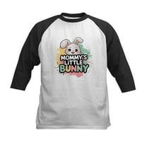 CafePress - Mommy's Little Bunny Kids Baseball T Shirt - Kids Cotton Baseball Jersey, 3/4 Sleeve Shirt