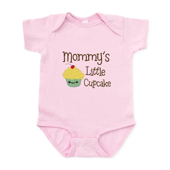 CafePress - Mommy's Little Cupcake Body Suit - Baby Light Bodysuit, Size Newborn - 24 Months