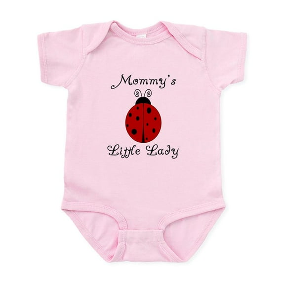 CafePress - Mommy's Little Lady Ladybug Infant Bodysuit - Baby Light Bodysuit, Size Newborn - 24 Months