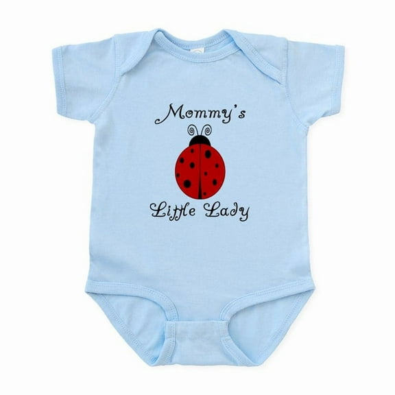CafePress - Mommy's Little Lady Ladybug Infant Bodysuit - Baby Light Bodysuit, Size Newborn - 24 Months