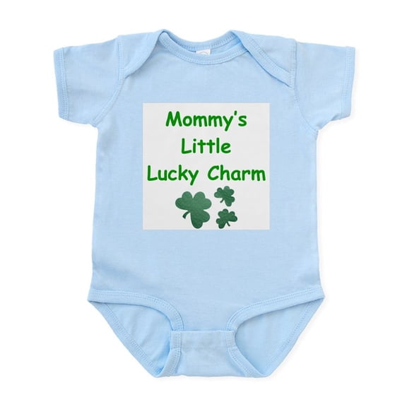 CafePress - Mommy's Little Lucky Charm Infant Bodysuit - Baby Light Bodysuit, Size Newborn - 24 Months