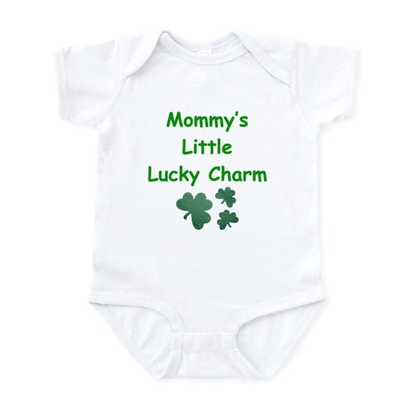 CafePress - Mommy's Little Lucky Charm Infant Bodysuit - Baby Light Bodysuit, Size Newborn - 24 Months