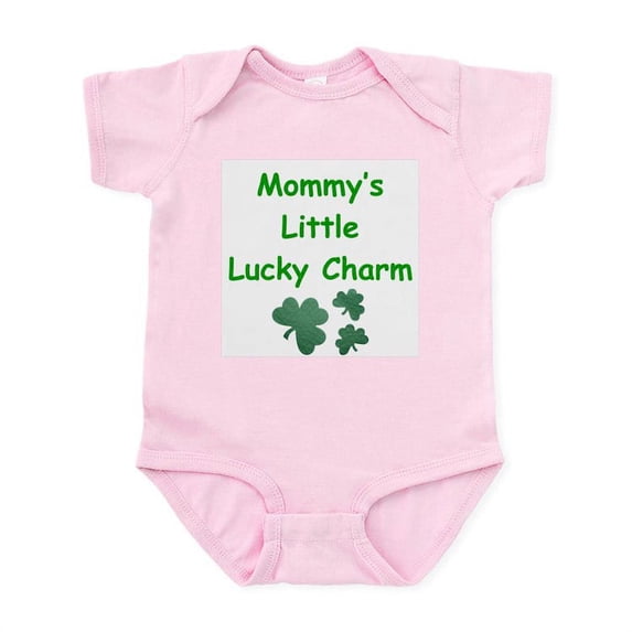 CafePress - Mommy's Little Lucky Charm Infant Bodysuit - Baby Light Bodysuit, Size Newborn - 24 Months