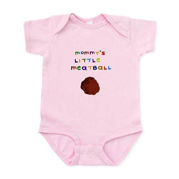 CafePress - Mommy's Little Meatball Infant Bodysuit - Baby Light Bodysuit, Size Newborn - 24 Months
